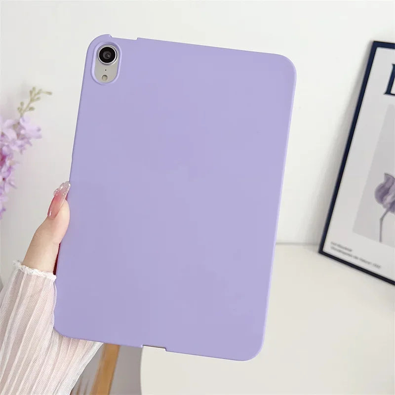 Soft Skin-Friendly iPad Case - Protective Cover for iPad Pro, Air, Mini and 10th/9th/8th/7th Gen