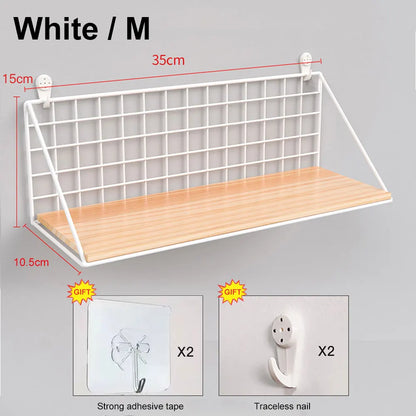 Wooden Hanging Spice Rack – Wall-Mounted Kitchen Organizer for Jars, Seasoning & Accessories