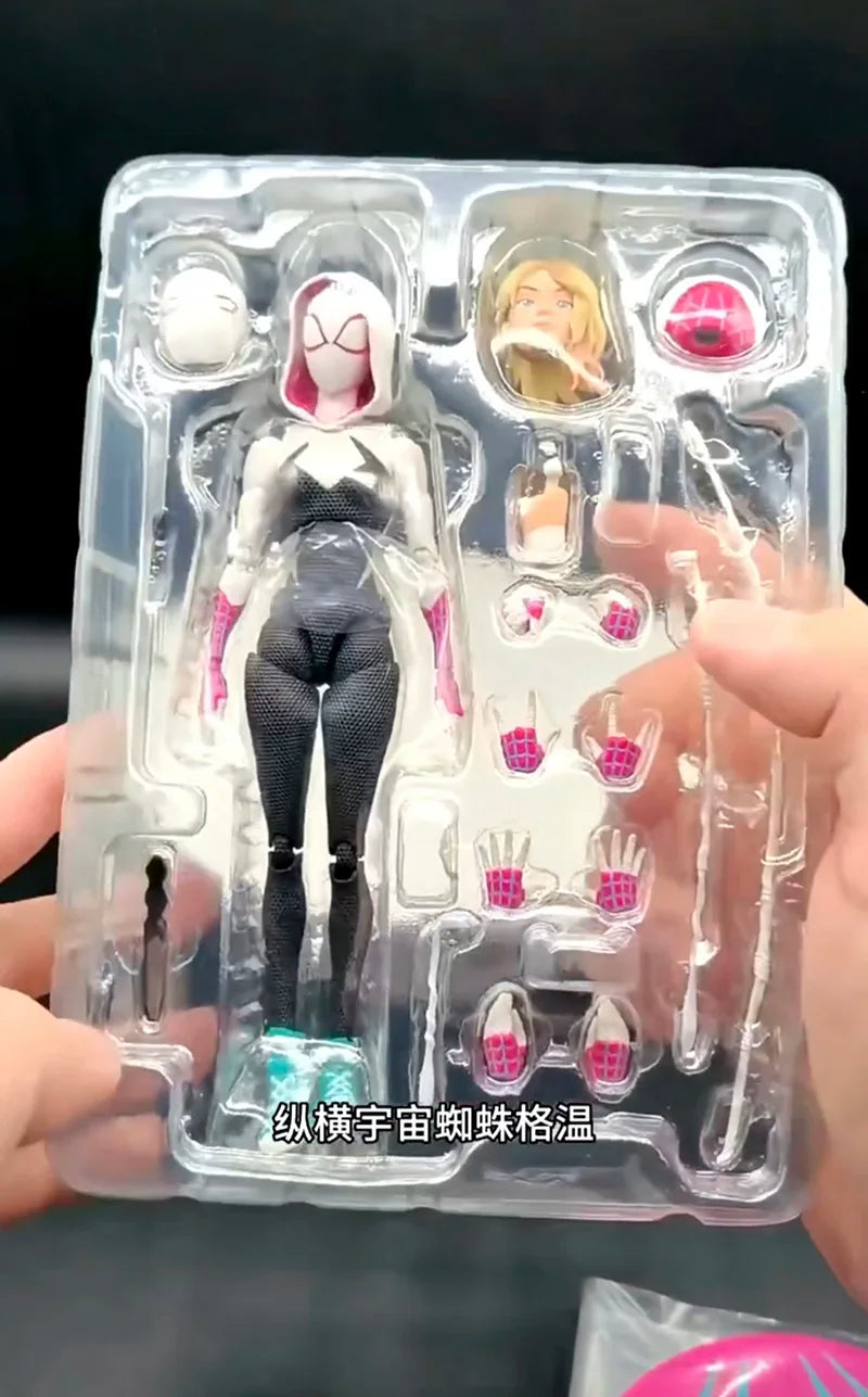 SHF Figuarts Super Gwen Action Figure – Spider-Gwen Gwen Stacy Collectible Model Toy