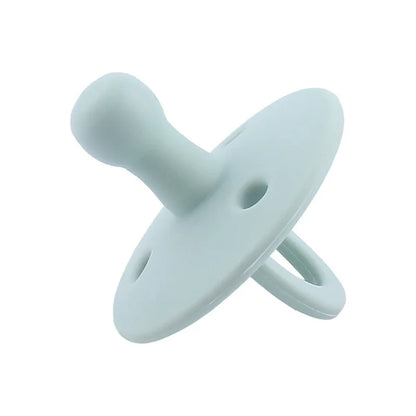Baby Silicone Pacifier – Soft BPA-Free Soother Nipple for Newborns with Teether Toy & Nursing Pacifier Chain Pendant