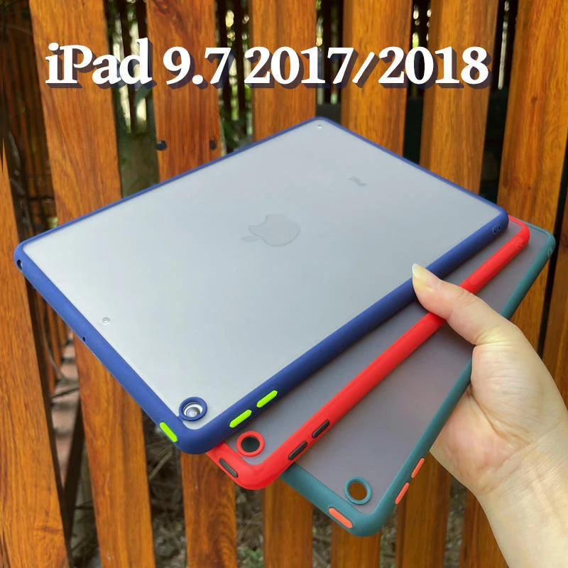Matte iPad Hard PC Case - Protective Back Shell Cover for iPad Pro 11/13, 12.9, 10.2, 10.9, 10th/11th Gen, A16 & Air 5/6