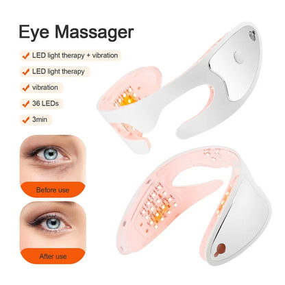 Eye Massager with Hot Compress – Vibration Therapy for Eye Fatigue Relief & Relaxation