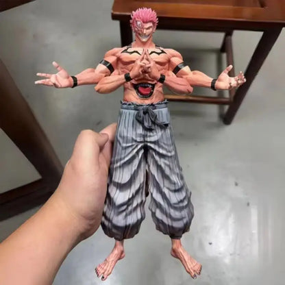 Jujutsu Kaisen Sukuna Anime Figure - 31cm Ryomen Sukuna Collectible Statue Desktop Ornament Gift