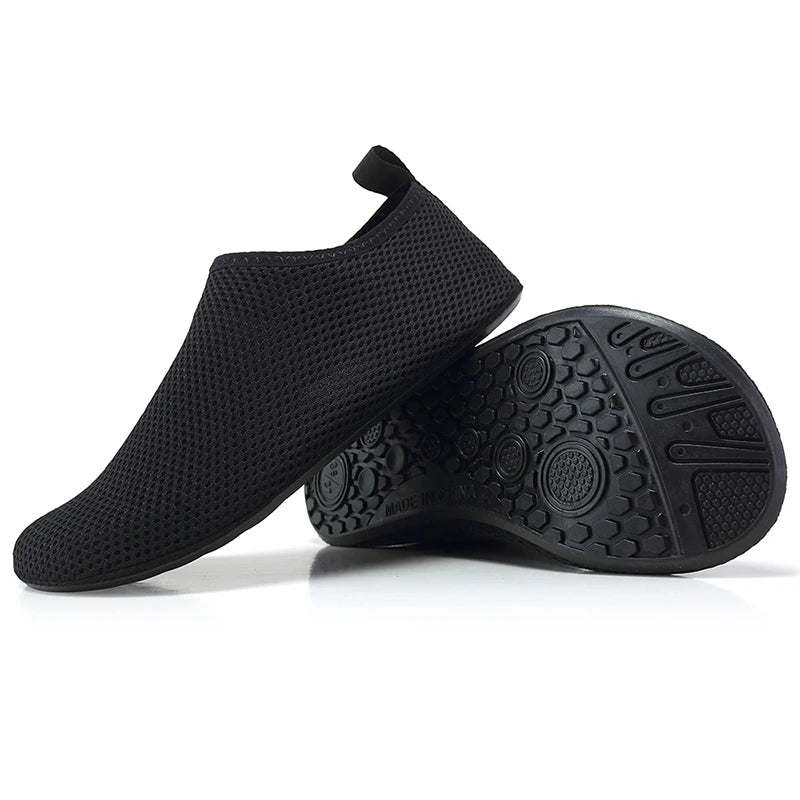 Couple Aqua Water Shoes - Lightweight Quick-Dry Anti-Slip Beach Sneakers for Men & Women