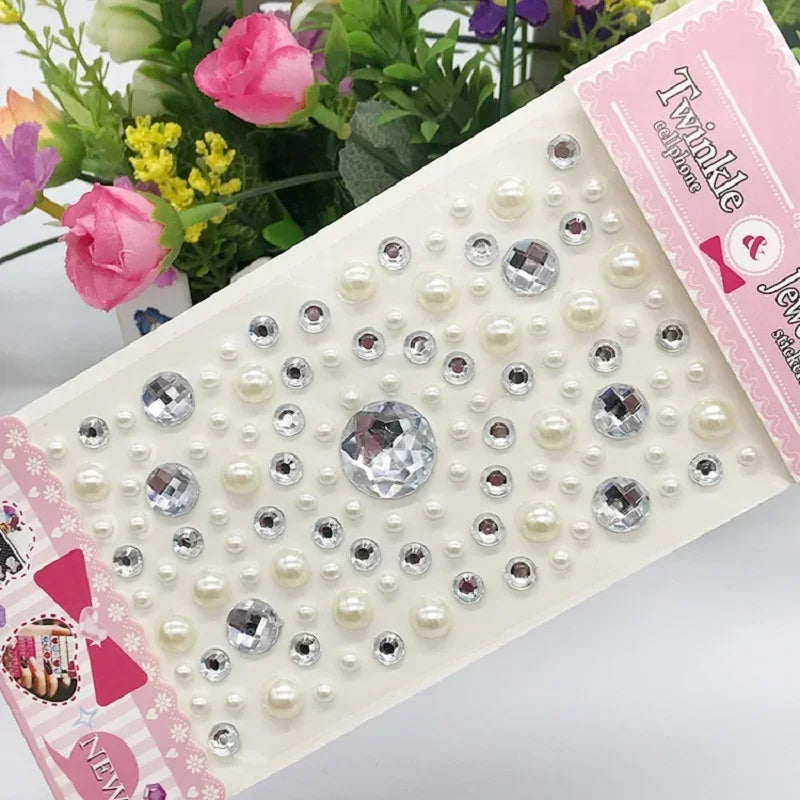 Glitter Face Rhinestone Stickers - Kids Eye & Face Diamond Jewels for Festival Makeup, Parties & Creative Looks