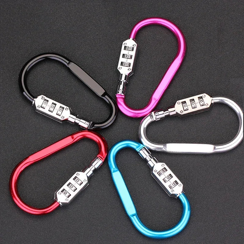 3 Digit Combination Code Lock: Padlock for Luggage, Backpack, Handbag, Suitcase - Outdoor Firm and Durable Security