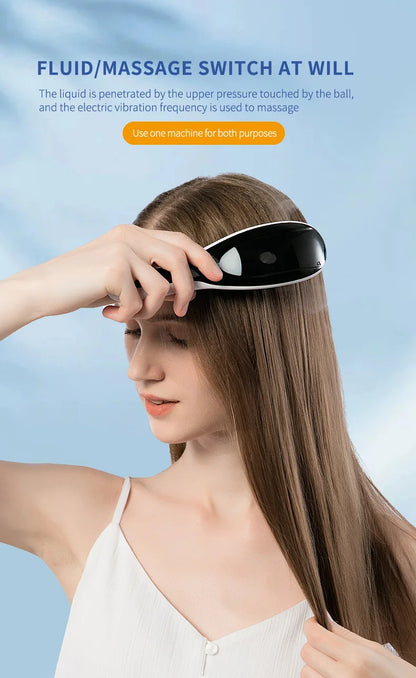Electric Spray Massage Comb – LED Vibration Hair Growth Massager with Anti-Hair Loss Scalp Atomizer