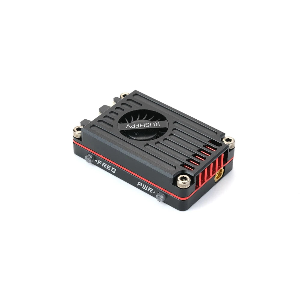 RUSHFPV RUSH MAX SOLO 5.8GHz 2.5W VTX - CNC Shell with Built-In Cooling Fan for FPV Freestyle & Long-Range Racing Drones