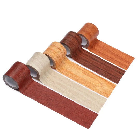 Wood Grain Repair Adhesive Tape - 5.7cm/8cm Floor Furniture Renovation Sticker for Skirting Lines Home Decor