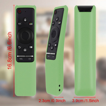 Shockproof Silicone Cover for Samsung TV Voice Remote Control: Compatible with BN59-01312B, BN59-01312H, BN59-01312F, BN59-01312M, RMCSPR1B