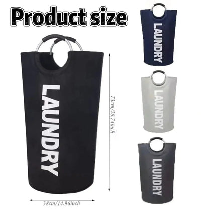 Oxford Fabric Foldable Laundry Basket – Large-Capacity Dirty Clothes Storage Bag for Home, Dorm & Laundry Room