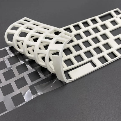 Mechanical Keyboard Poron Sandwich Cotton Silencer Pads – Sound-Absorbing Foam Dampeners for 61-108 Key Switches