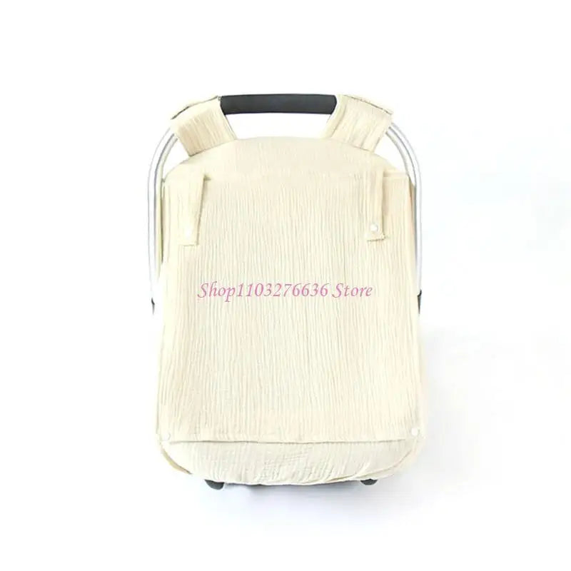 Infant Car Seat Canopy - Breathable Stroller Cover with Window Windproof Baby Sunshade for Boys and Girls