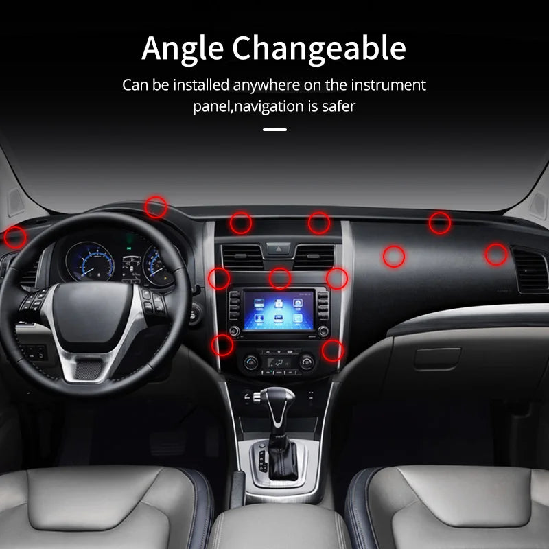 Universal Magnetic Car Phone Holder - Air Vent Mount for iPhone, Samsung, and GPS Devices