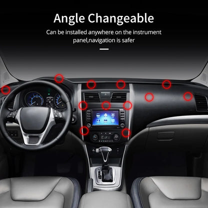Universal Magnetic Car Phone Holder - Air Vent Mount for iPhone, Samsung, and GPS Devices