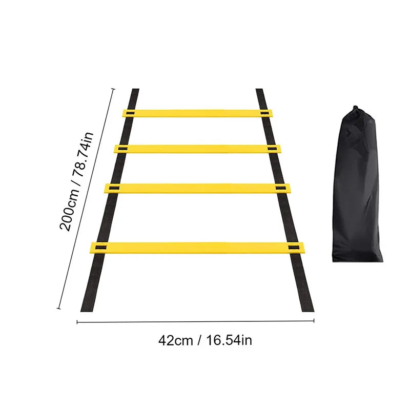Agility Training Ladder - Nylon Speed & Flexibility Training Equipment for Football, Sports & Fitness
