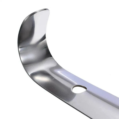 Professional 42cm Stainless Steel Shoehorn – Easy-Handle Metal Shoe Extractor and Lazy Shoe Helper Accessory