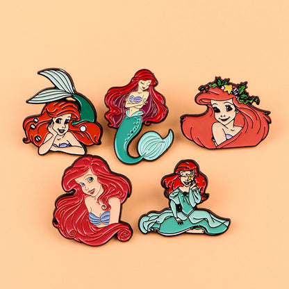 Cartoon Movie Enamel Lapel Pins — Lion, Cat & Duck Brooches for Backpacks, Clothes, DIY Metal Badge Jewelry Accessories
