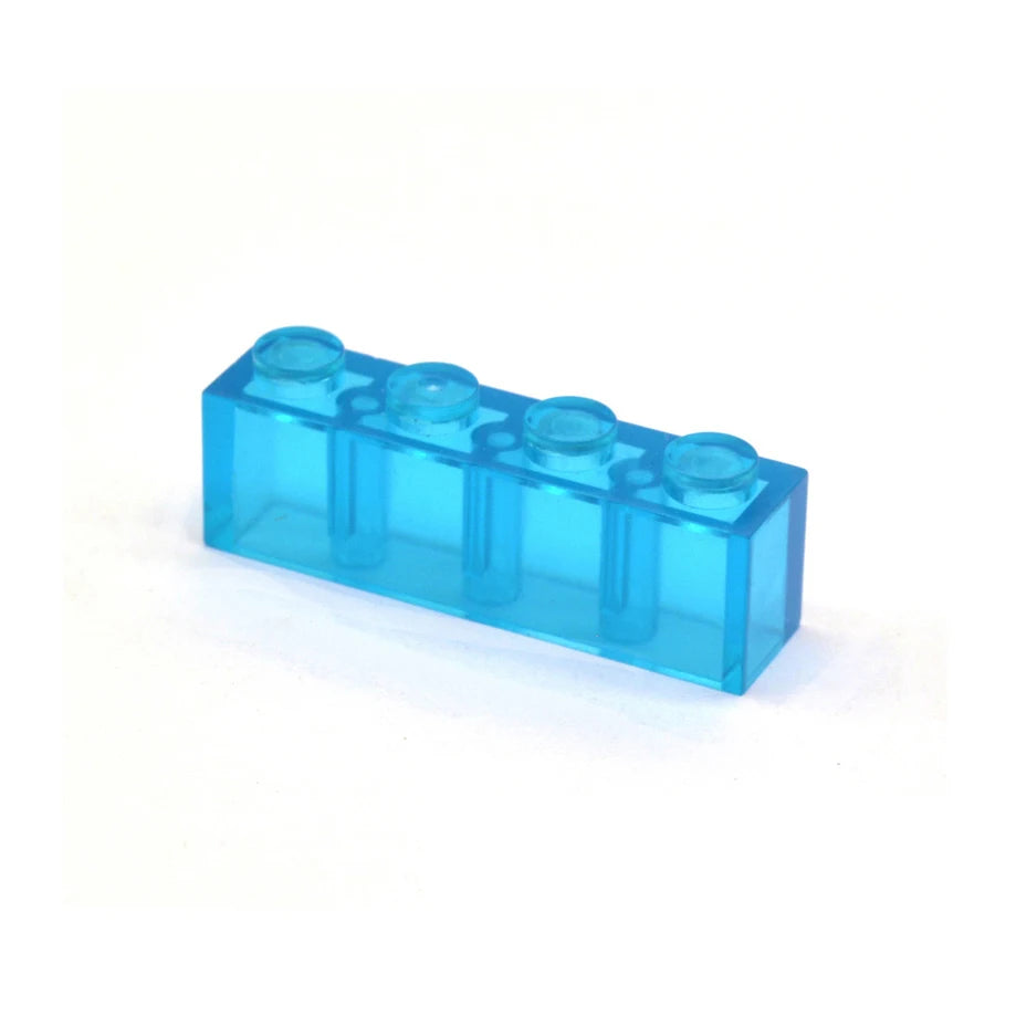 200pcs 1x4 Dot DIY Building Blocks - Educational Creative Brick Set Compatible with 3010 Bricks for Kids