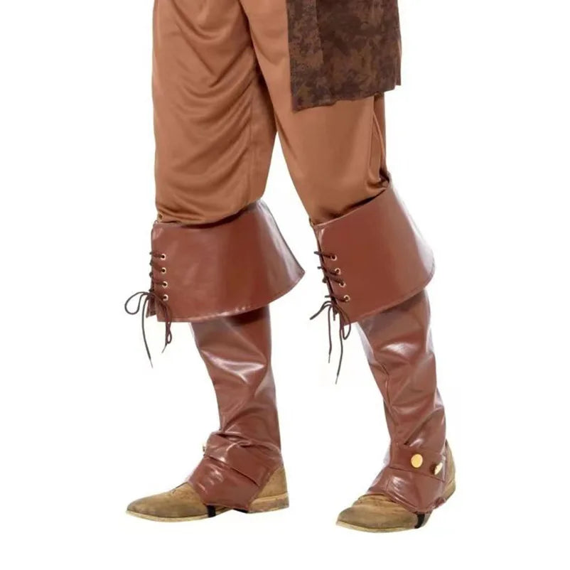 Medieval Viking Gothic Cosplay Shoes – Renaissance Warrior Knight Costume Footwear for Men & Women, Halloween & Carnival Party