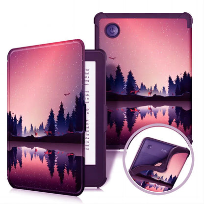 Kobo Clara BW/Clara Colour 2024 Case - 6 Inch Auto Wake Sleep PU Leather Cover, Soft Magnetic Ereader Hoesje N365 N367 Funda