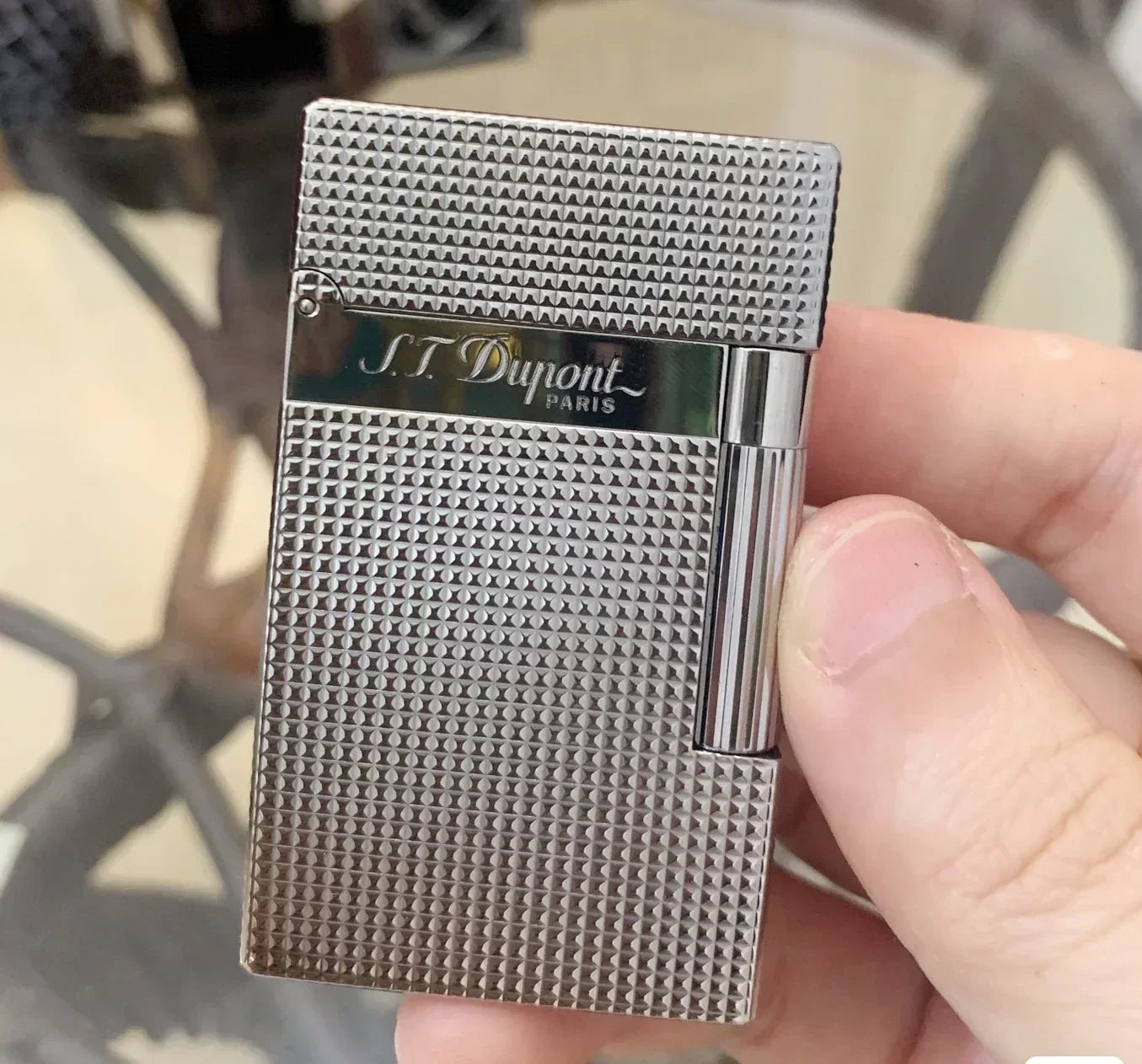 S.T. Dupont Classic Paris Nail Style Lighter – Premium Quality with Crisp Sound, Perfect Gift for Men