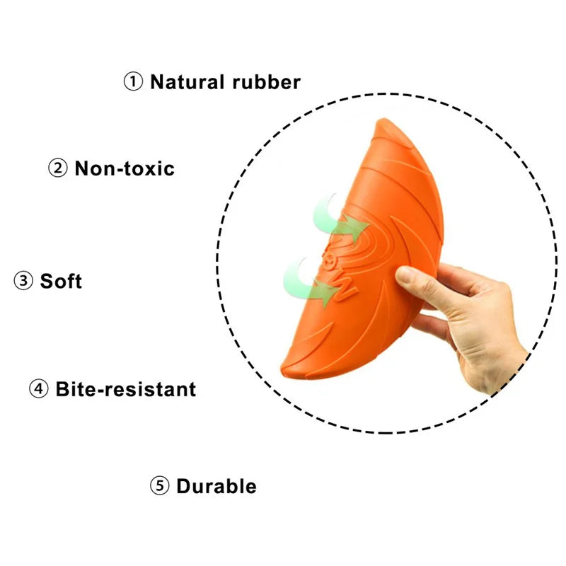 Silicone Flying Disc Toys for Dogs – Multifunctional Outdoor Puppy Training & Interactive Pet Game Supplies