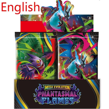 360PCS Pokémon MEGA EVOLUTION Card Set — Scarlet & Violet 151 Phantasma Flames Prismatic English Booster Battle Cards