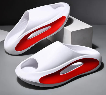 Summer Thick Sole Slippers for Men & Women – Soft EVA Indoor Slides, Beach Sandals & Flip Flops