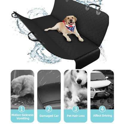 Waterproof Dog Car Seat Cover: Pet Travel Carrier Hammock - Rear Back Seat Protector Mat for Safety and Comfort