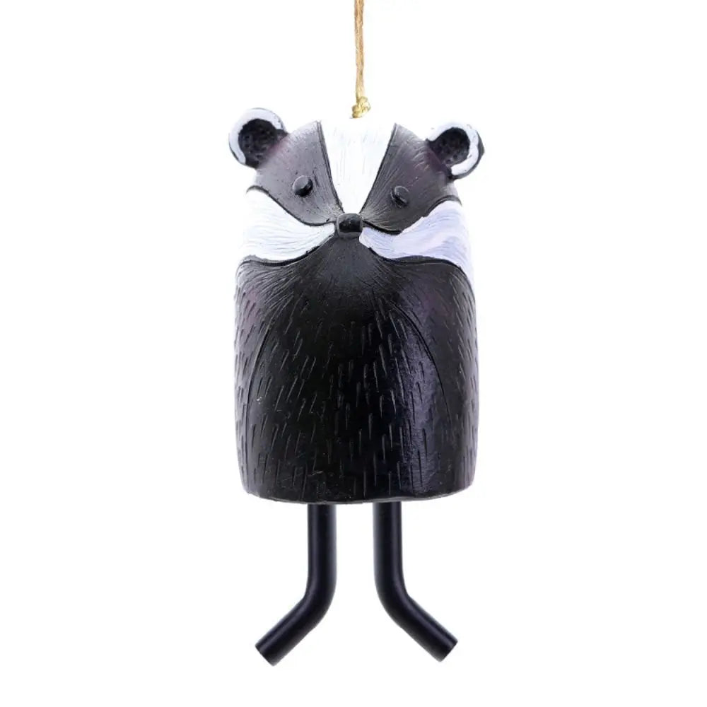 Resin Pet Wind Chime — Cute Animal Garden Pendant | Rural Home Decoration & Festival Gift Craftsmanship