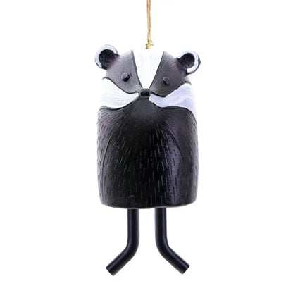 Resin Pet Wind Chime — Cute Animal Garden Pendant | Rural Home Decoration & Festival Gift Craftsmanship