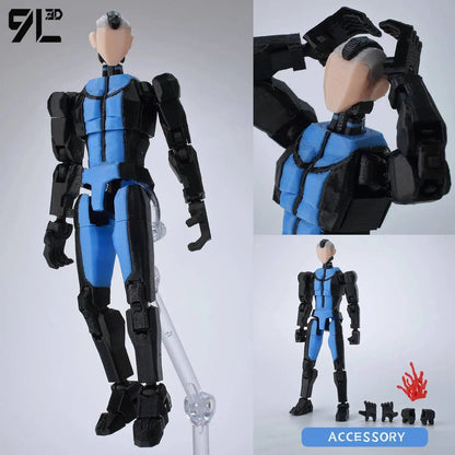 9L3D Lucky 13 Invincible Boy Action Figure – 3D Printed Multi-Jointed Poseable Anime Collectible Model Toy Gift