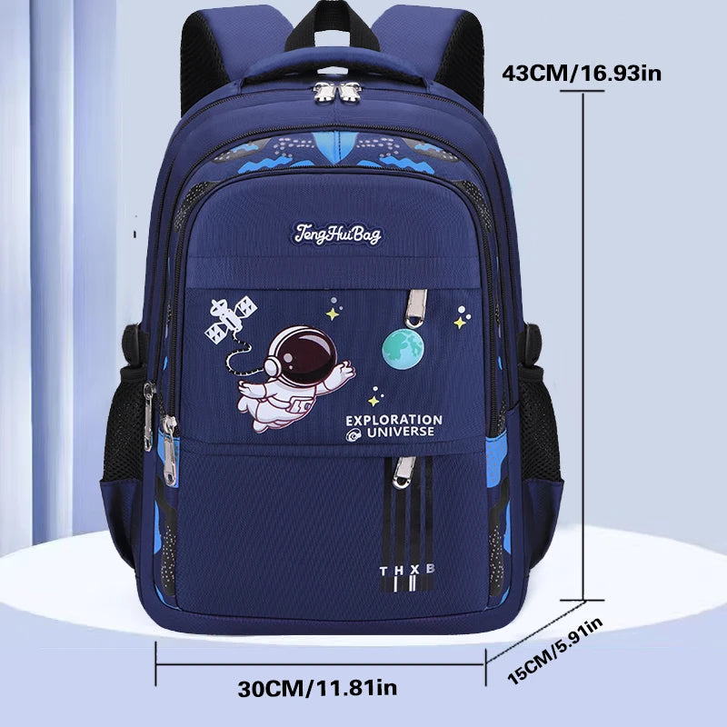 New Children's Shoulder Bag for Boys - Schoolbag for Ages 6-12, Perfect for Elementary School Students