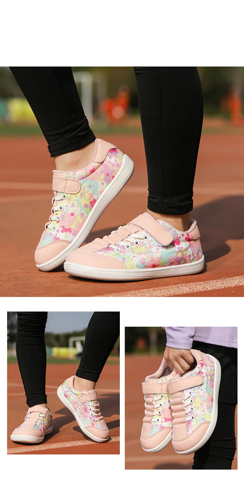 Children's Wide Barefoot Shoes – Anti-Slip Sports & Casual Shoes for Boys and Girls