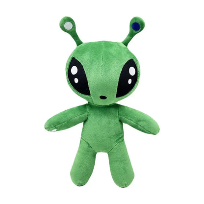 AFTONSPARV Green Alien Plush Toy - Kawaii Soft Stuffed Cartoon Doll Gift for Kids Birthday & Christmas