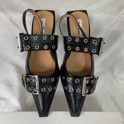 Women’s Pointed Toe Slingback Sandals – 2025 Spring Fashion Flats, Large Sizes