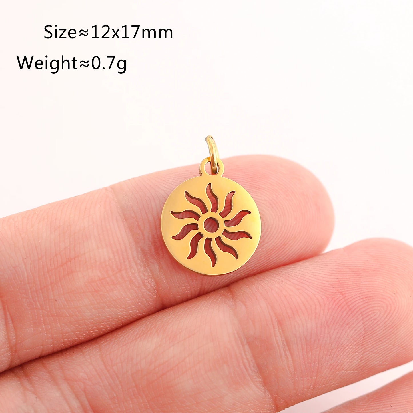 5PCS Animal Claw Charms Set – Stainless Steel Cat, Elephant, Hummingbird & Yoga DIY Pendants for Necklaces & Earrings