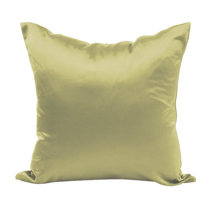 Silky Satin Pillow Cover - Smooth Decorative Cushion Case for Sofa & Bed