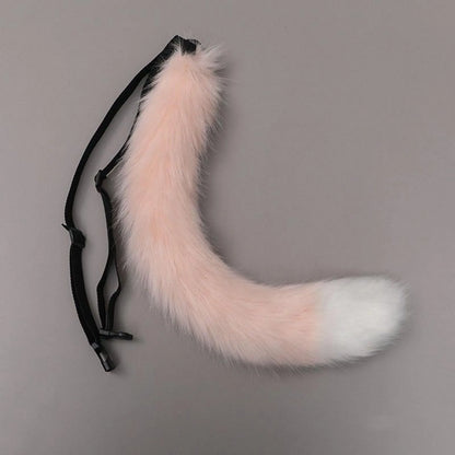 Fluffy Cat Tail - Soft Faux Fur Adjustable Cosplay Costume Accessory