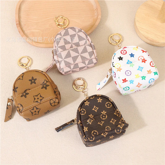 Mini Creative School Bag Earphone Case – Decorative Hanging Accessory Bag for AirPods 2/3/Pro & Galaxy Buds 3/3 Pro, Keychain Bag