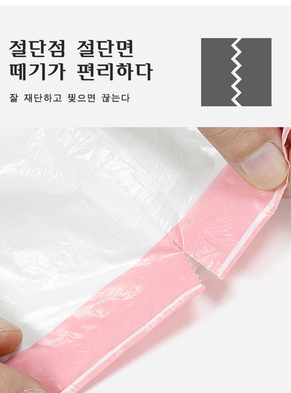 Drawstring Transparent Garbage Bags – Disposable Household Trash Bags for Kitchen, Dorm, & Living Room, 3 Size Options