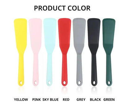 7-Color Silicone Frying Shovel – Non-Stick Pancake, Egg & Steak Spatula for Kitchen & Baking