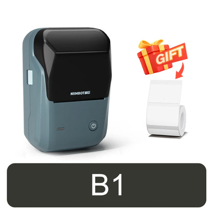 NIIMBOT B21 Portable Thermal Printer – 1500mAh Wireless Sticker Printer with Self-Adhesive Labels for Barcode, Clothing & Jewelry