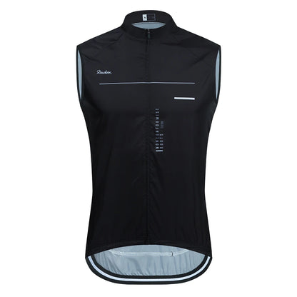 Raudax Men's Sleeveless Cycling Vest – Mesh Ciclismo Undershirt, Windproof Gilet for Cycling & Motorcycle
