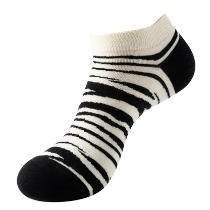 Combed Cotton Ankle Socks for Men & Women - Funny Beer, Fruit & Food Novelty Low Cut Socks (EU 38-43)