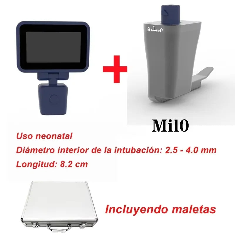 3.5-Inch Touch Screen Video Laryngoscope with Reusable Sterilizable Blades – Digital Laryngoscope, Mexico Warehouse Delivery