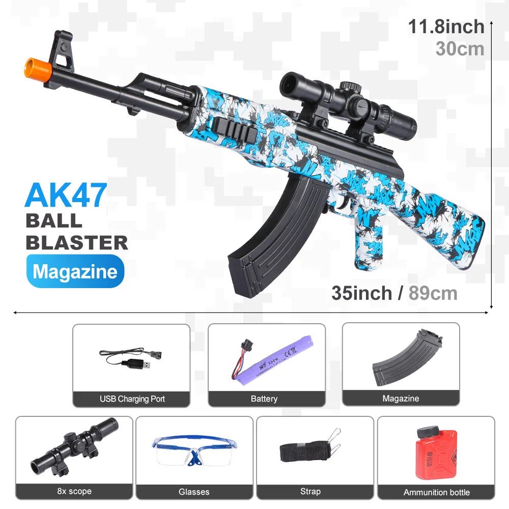 M416 Electric Blaster Gun Set, High Precision Shooting Toy for Outdoor Fun, Birthday Gift (Bullets Excluded)