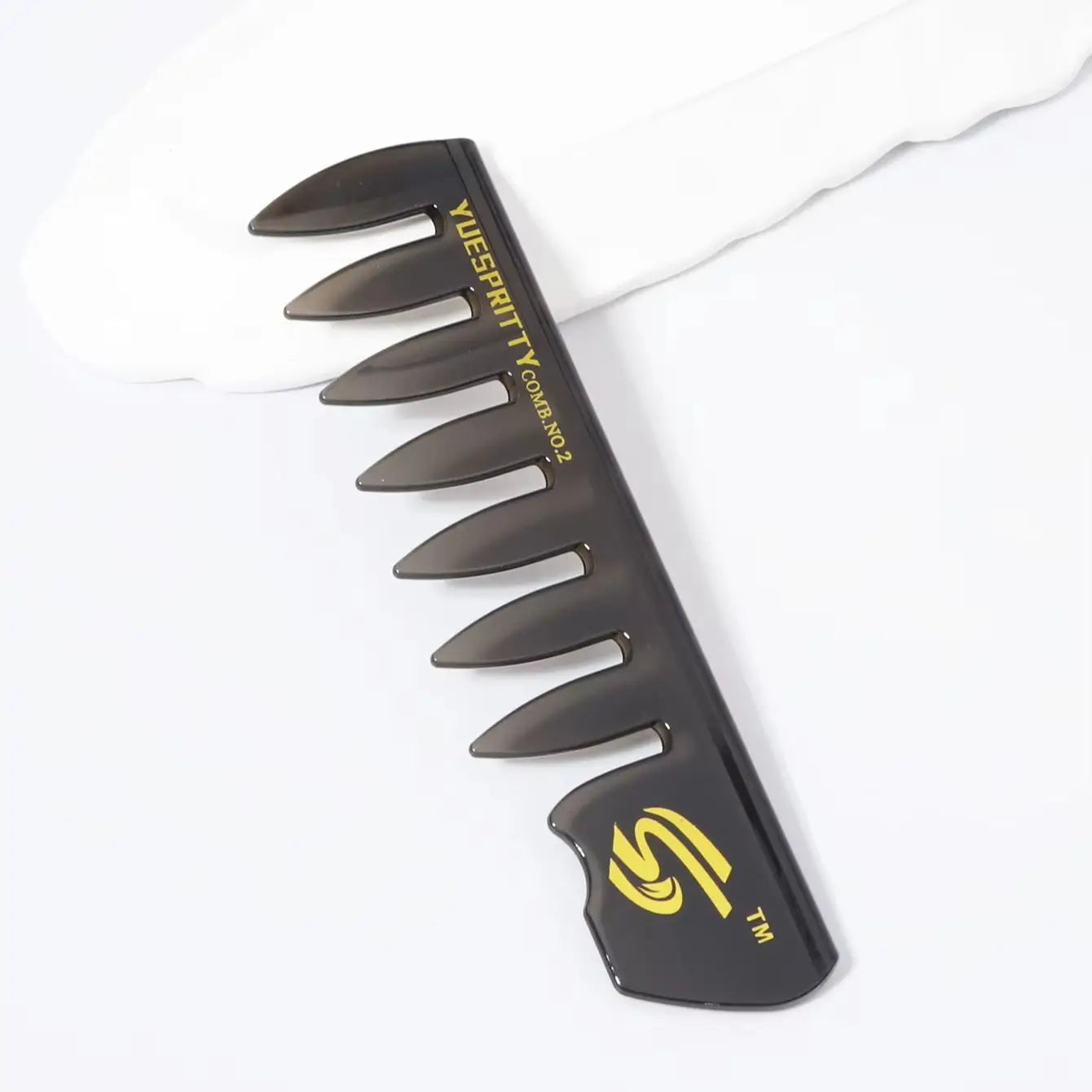 Wide Tooth Comb for Men – Hairdressing, Trimming & Styling Tool for Real Hair Wigs
