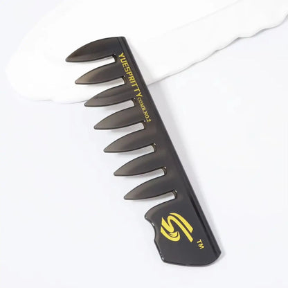 Wide Tooth Comb for Men – Hairdressing, Trimming & Styling Tool for Real Hair Wigs